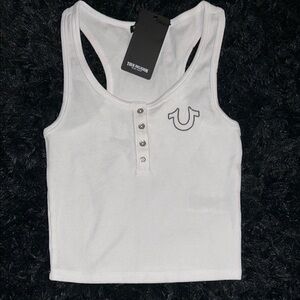 Cropped true religion tank